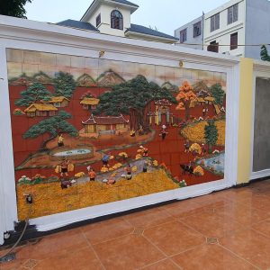 Alternative view of Tranh ghép mảnh đồng quê