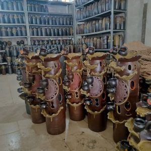 Alternative view of Thác nước phong thủy gốc cây cao 1.2m