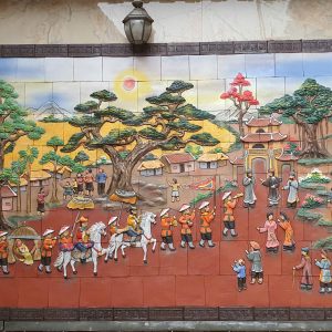 Tranh ghép mảnh đồng quê