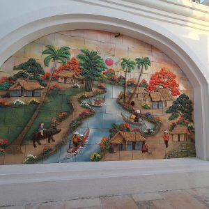Tranh ghép mảnh đồng quê H8